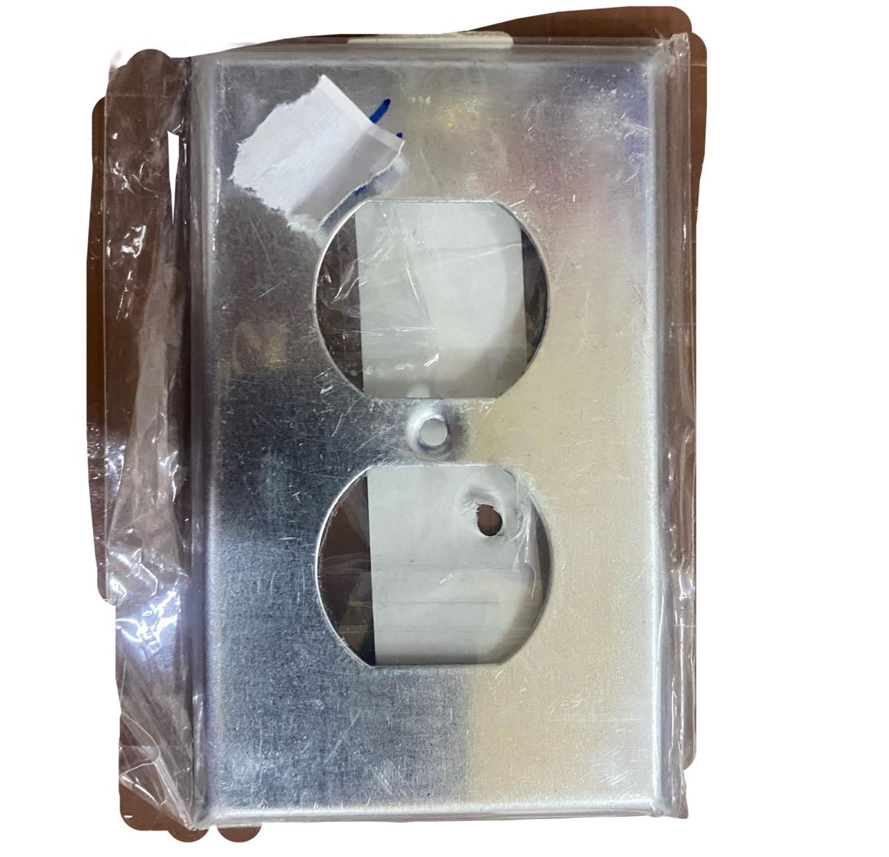 Placa De Aluminio Plateada